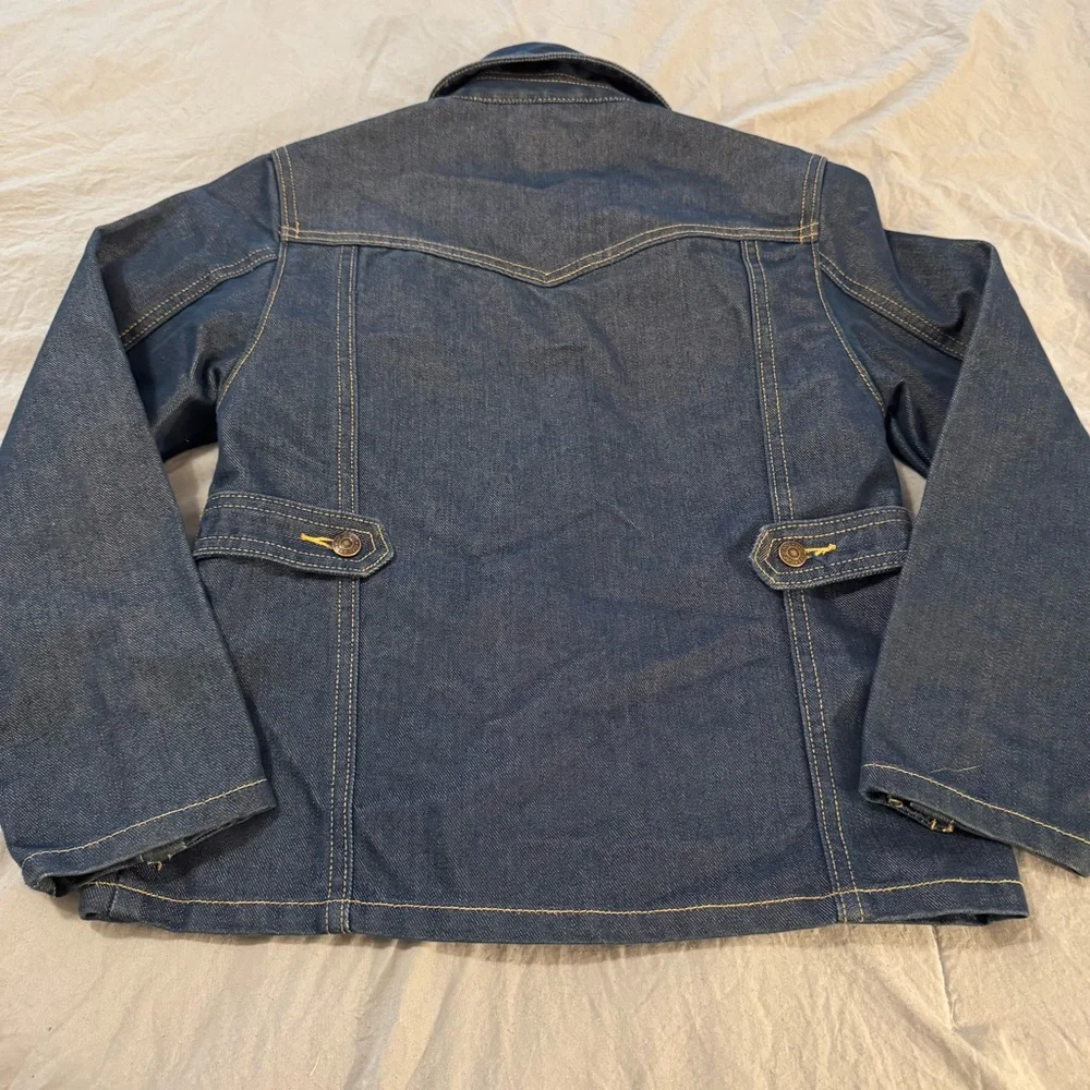GAP Denim Button‎ Up Jacket Girls Size Large (10) Dark Wash